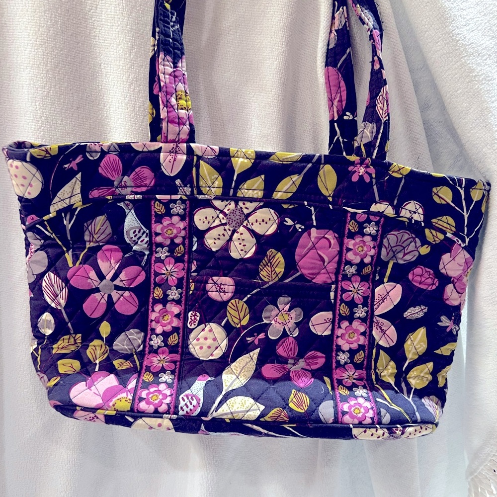 Vera Bradley Mandy “Floral Nightingale” tote